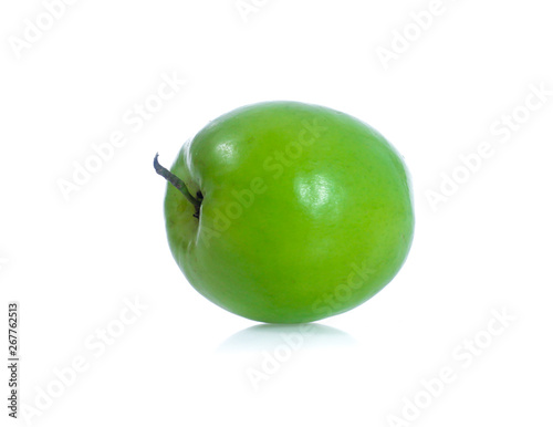 Jujube isolated on white background