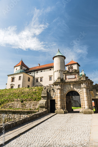  Renaissance and Baroque Castle on the hill in Nowy Wiśnicz,lesser poland,Poland.