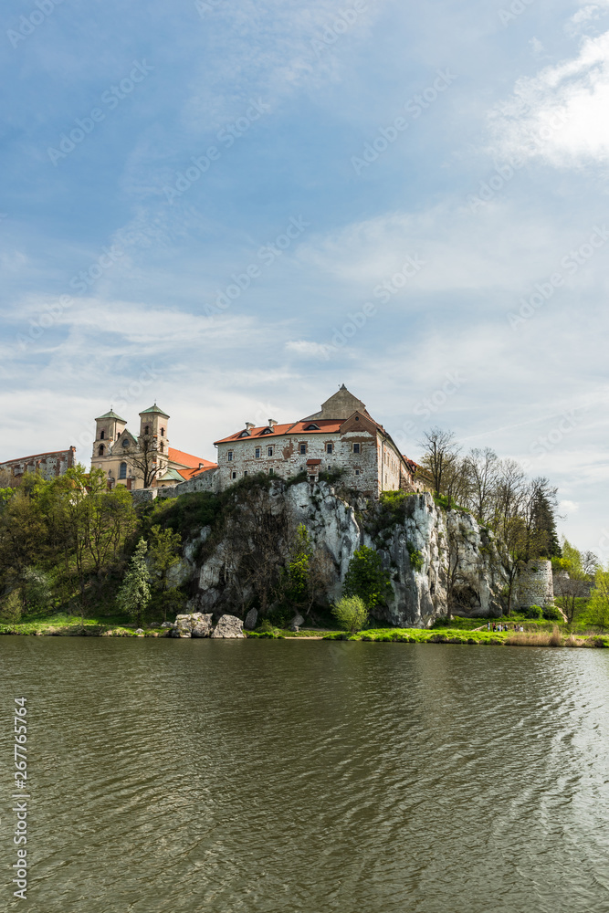 Obraz premium Benedictine abbey, monastery in Tyniec near Krakow, Poland.