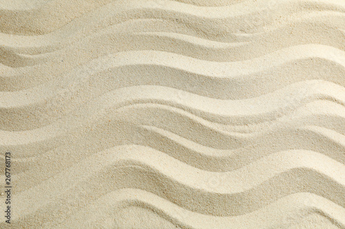 Seamless sand on a whole background, space for text. Summer vacation backdrop