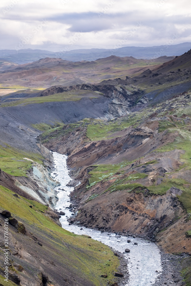 Haifoss waterfall, South Iceland Haifoss waterfall, South Iceland