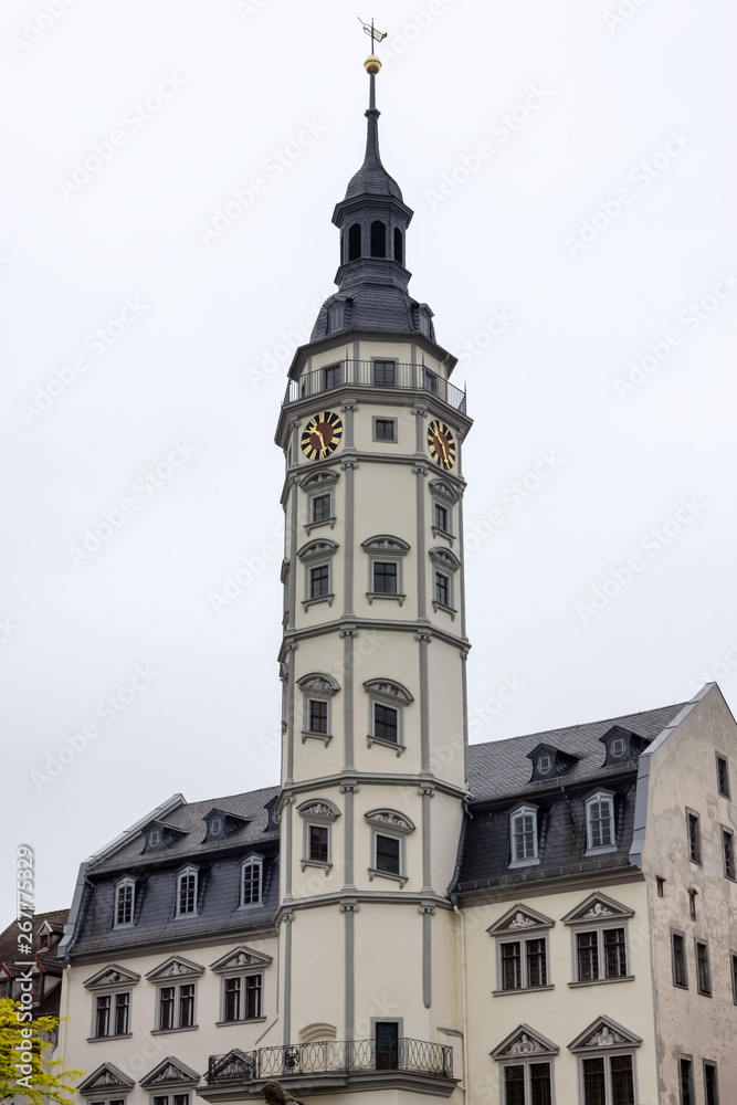 Das Rathaus in Gera, Thüringen, Deutschland