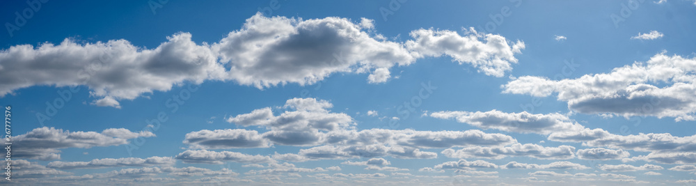 Panorama of clouds Panorama of clouds