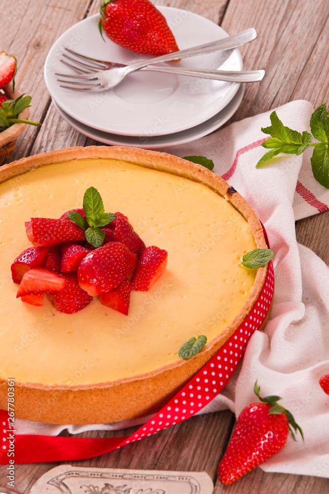 Strawberry cheesecake. Strawberry cheesecake.