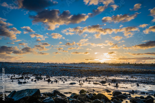 Morning seascape beach images from Nova Scotia Canada