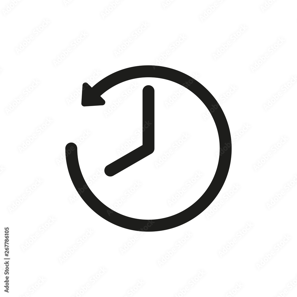 Time icon. Simple flat vector illustration Time icon. Simple flat vector illustration