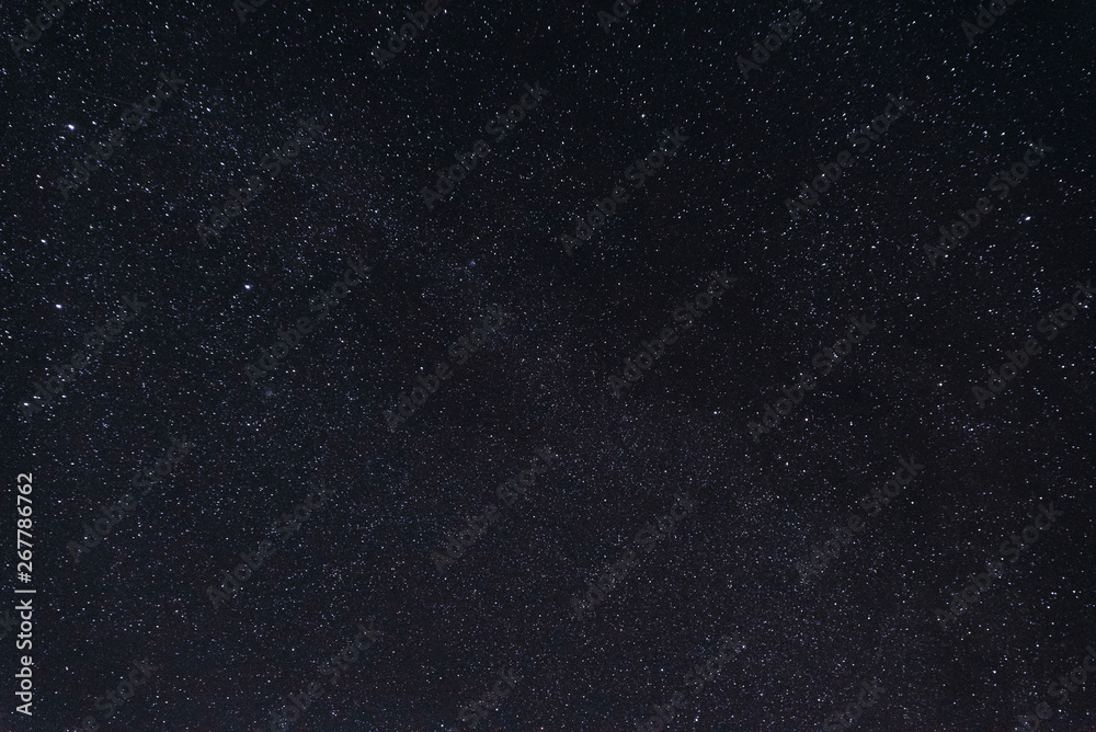 Obraz premium Night, starry sky spring night