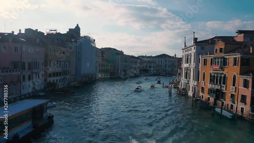 Boat traffic in Venice