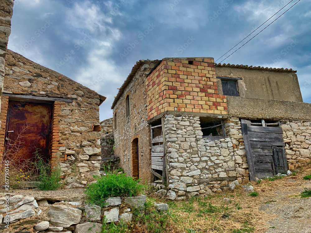 Campicello, a small abandoned village on the hills of Reggio Calabria.