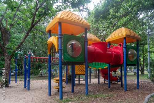 Fototapeta Naklejka Na Ścianę i Meble -  colorful playground in the park