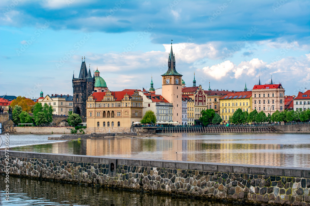 Prague cityscape and medieval architecture, Czech Republic