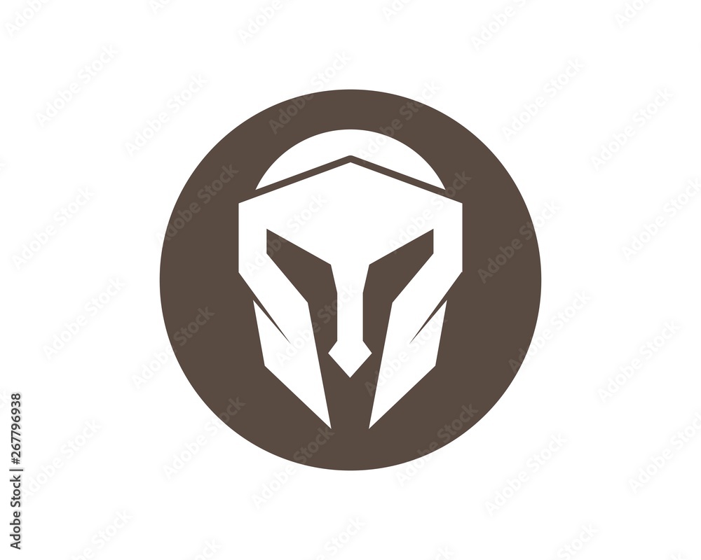 spartan helmet logo icon vector illustration design spartan helmet logo icon vector illustration design