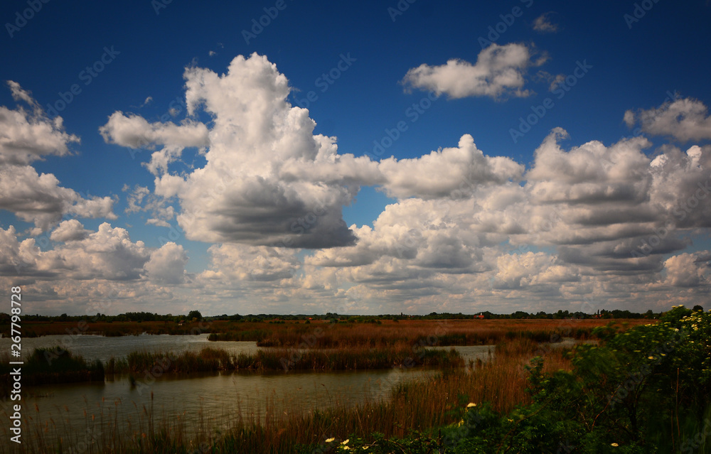 clouds over lake clouds over lake