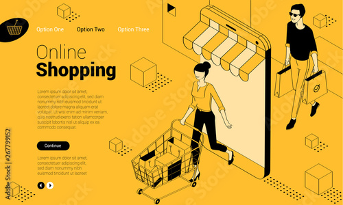 template for online shopping