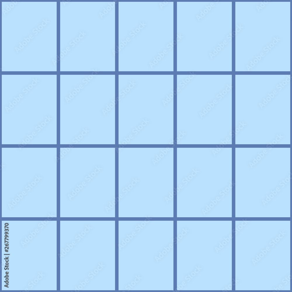 Seamless square vector background. Vector illustration of a stylish classic pattern on a soft blue background dark blue horizontal and vertical stripes. Seamless square vector background. Vector illustration of a stylish classic pattern on a soft blue background dark blue horizontal and vertical stripes.