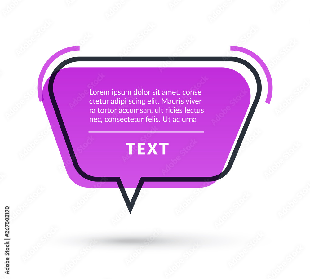 Quote speech bubble isolated on white background Quote speech bubble isolated on white background