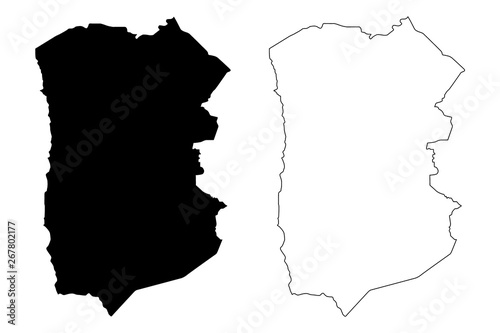 Tarapaca Region (Republic of Chile, Administrative divisions of Chile) map vector illustration, scribble sketch Tarapaca map