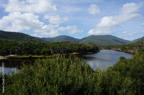 river in the mountains