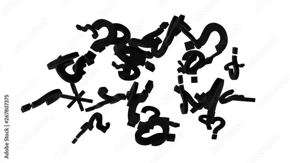 Question mark array looped rotate Question mark array looped rotate