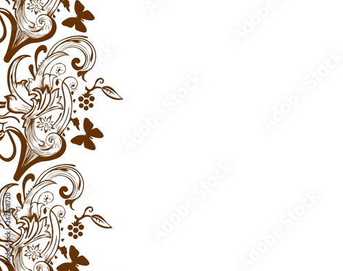 background with floral ornament