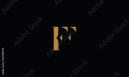 FF logo design template vector illustration