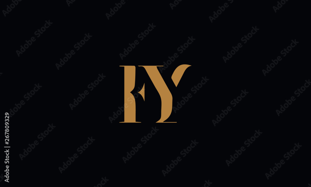FY logo design template vector illustration FY logo design template vector illustration