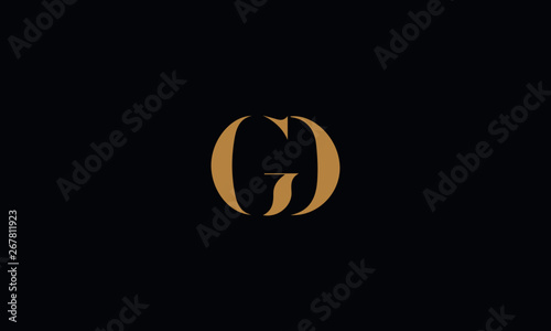 GD logo design template vector illustration minimal design © Prestige Studio