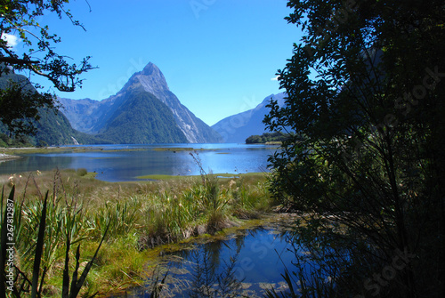 Milford Sound at South Island in New Zealand