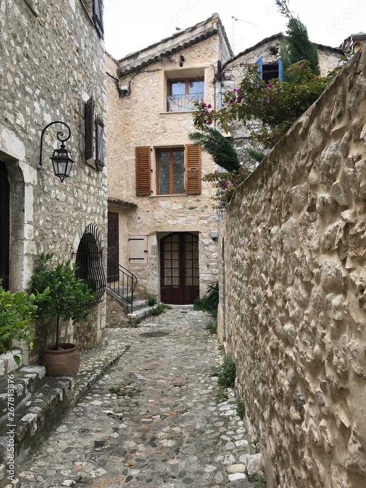 Fototapeta premium narrow street in old town
