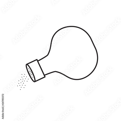 salt shaker icon- vector illustration