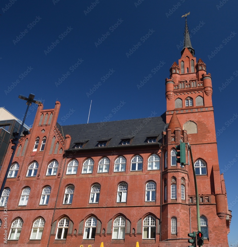 Town Hall in Berlin Steglitz (Built between 1896 and 1897) from March 28, 2017, Germany
