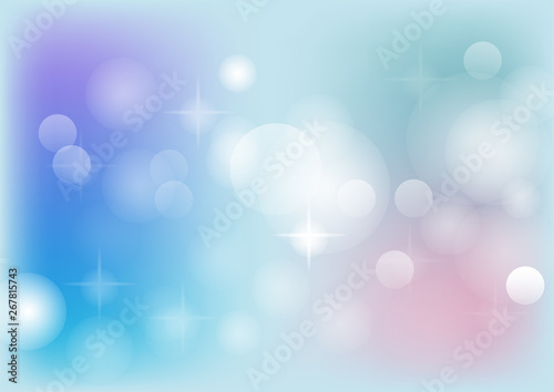 Abstract colorful bokeh background. Vector illustration 