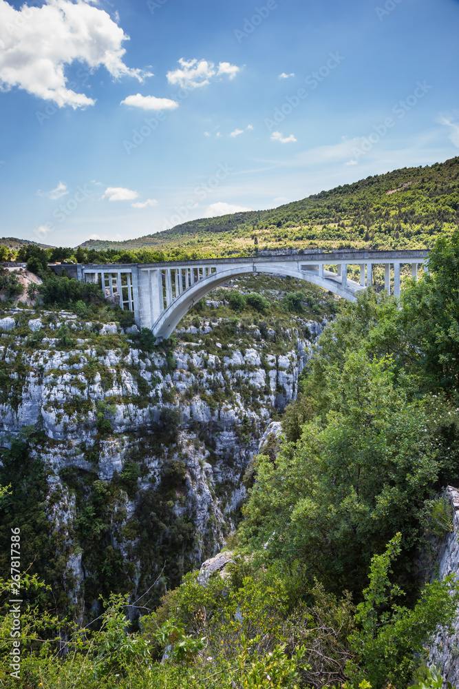 Fototapeta premium The bridge over river Artuby