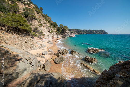 The creek llorell by the way of round, Tossa de mar photo