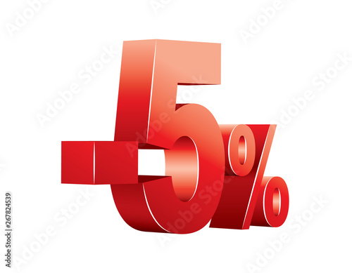 5%