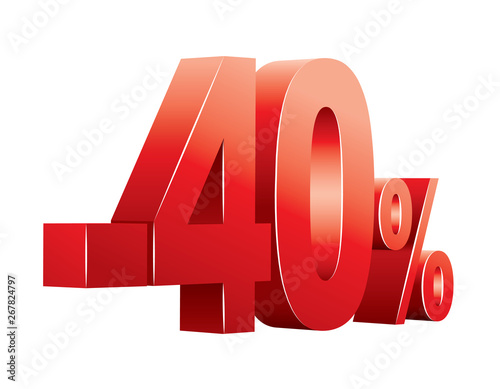 40%