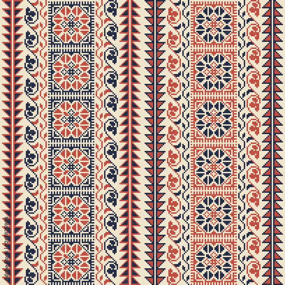 Palestinian embroidery pattern 158