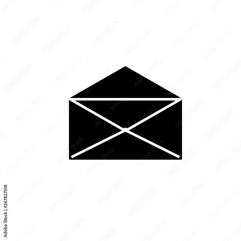 Open mail icon. One of set web icons Open mail icon. One of set web icons