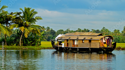 Alleppey houseboat in Kerala photo