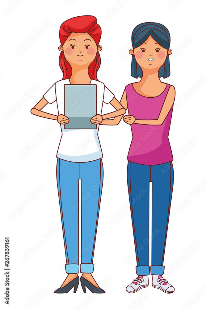 beautiful young women cartoon beautiful young women cartoon