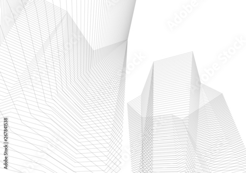 architecture building 3d 