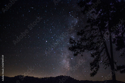 Wallpaper Mural Night Sky from Lake Fontana in Great Smoky Mountains National Park in North Carolina in Autumn Torontodigital.ca