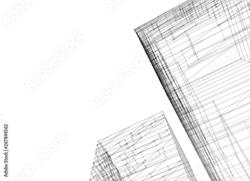 architecture building 3d 