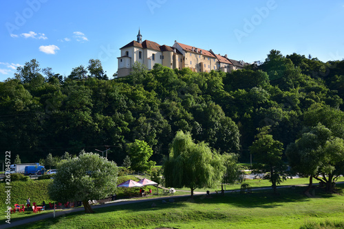 Church of the Exalation of the Holy Cross, Chateau Nizbor, weir photo