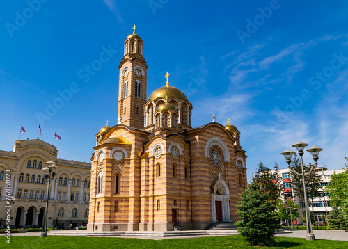 Die Orthodoxe Kathedrale vom Christ dem Erlöser in Banja Luka, Bosnien und Herzegowina 