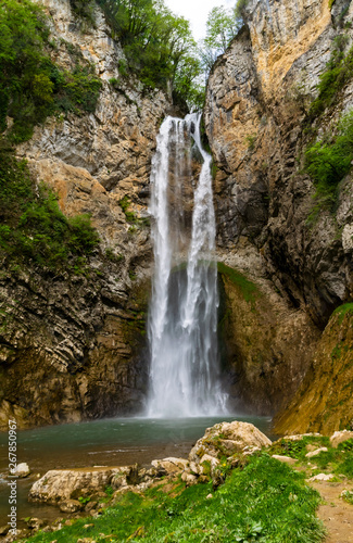 Der Wasserfall in Bliha in Bosnien