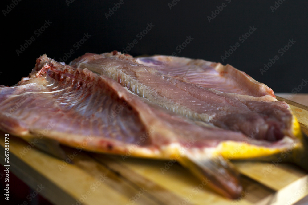 dried fish in the cut,stockfish carp