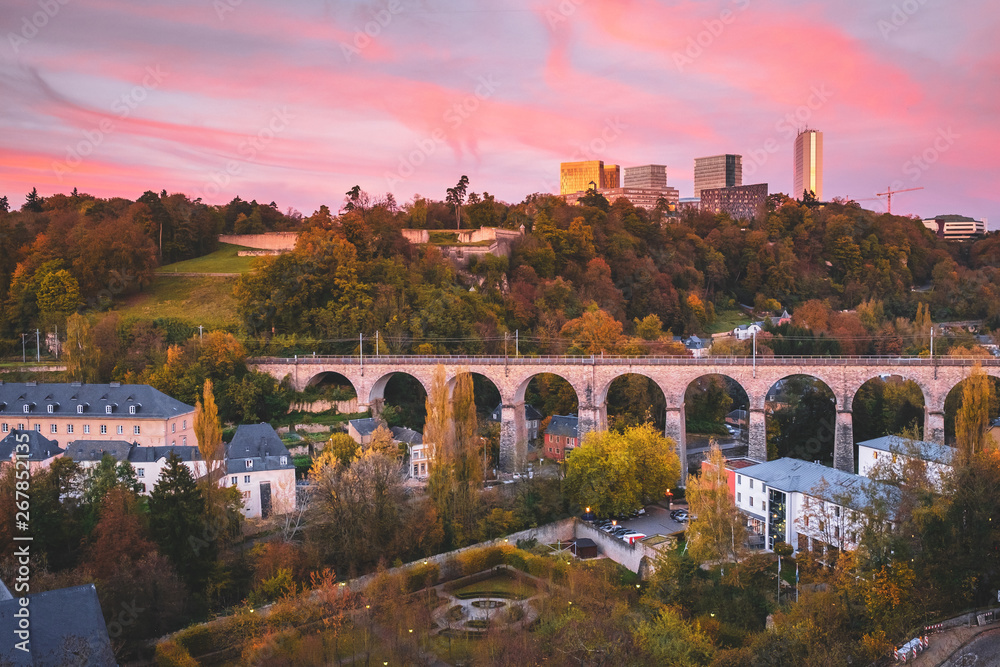 The city of Luxembourg