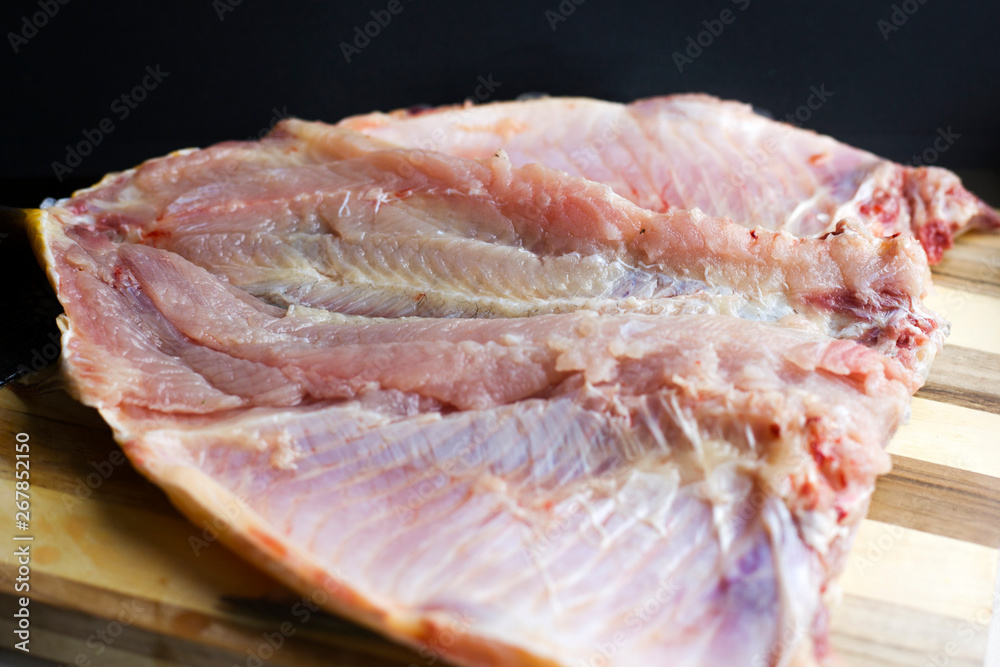 dried fish in the cut,stockfish carp