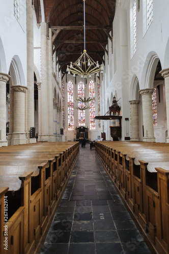 Inside the Oudkerk, Delft, The Netherlands © Stephen